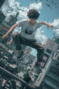 原创角色 周予安 头像
